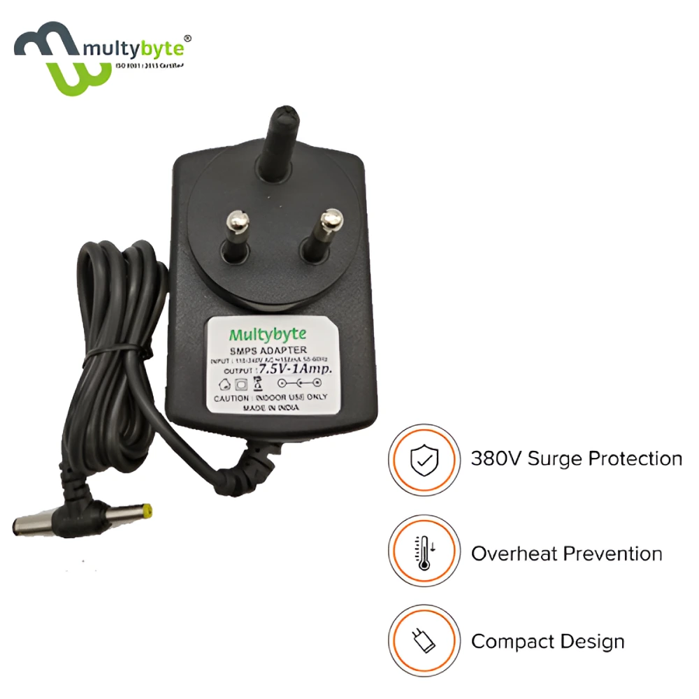 Multybyte Power Adapter 7.5v/1a view 3